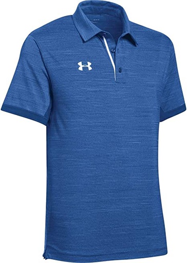 [1305791-402-XXL] M'S ELEVATED POLO / color: ROYAL MEDIUM HEATHER-WHITE / talla: XXL / uso: SIDELINE